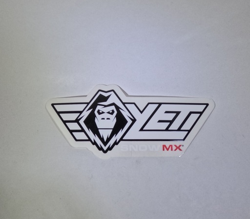 [YPAC3314] YETI sticker CLEAR - 4"x8"